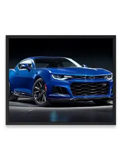 Постер, плакат 40x50, Шевроле chevrolet camaro zl1