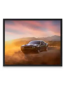 Постер, плакат, Додж dodge challenger srt 40х50