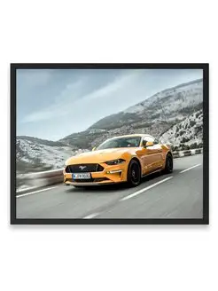 Постер, плакат, Форд ford mustang gt fastback 40х50