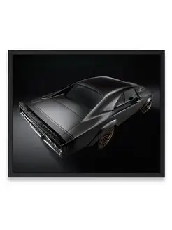 Плакат 40x50, Додж 1968 dodge super charger