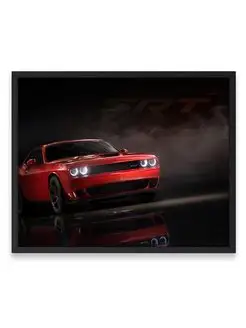 Постер, плакат 40х50, Додж dodge hellctat srt