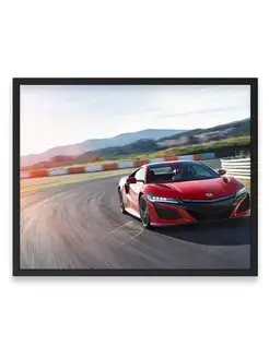 Плакат 40x50, Хонда honda nsx w