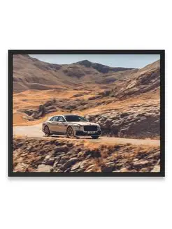 Постер, плакат 40x50, Суперкар bentley flying spur blackline