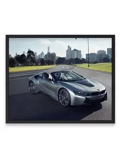 Постер 40x50, Бэха bmw i8 roadster