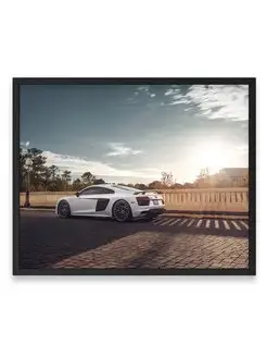 Плакат, Ауди audi r8 40х50