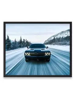 Постер, плакат, Додж dodge challenger gt awd 40х50