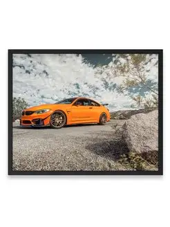 Постер в комнату, Бэха bmw m4 40х50