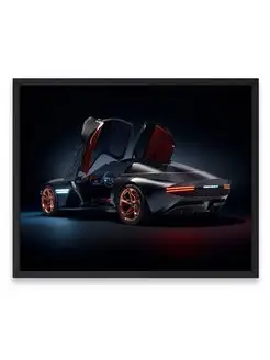 Постер в комнату, Суперкар genesis essentia concept 40х50