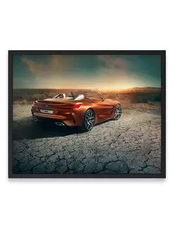 Постер 40x50, Бэха bmw concept z4