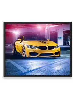 Постер, Бэха bmw m4 automotive design 40х50