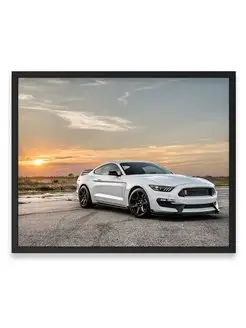 Постер, плакат, Авто hennessey shelby gt350r hpe850 40х50