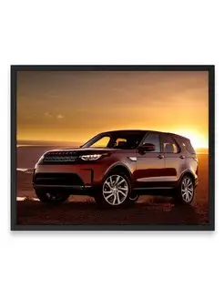 Постер интерьерный, Спорткар land rover discovery 40х50