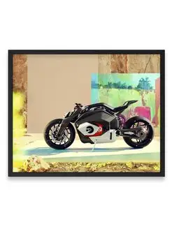 Постер 40x50, Бумер bmw motorrad vision dc roadster