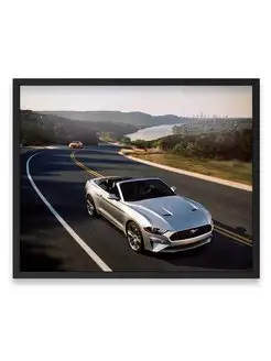 Постер, плакат 40x50, Форд ford mustang gt convertible