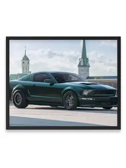 Плакат, Форд ford mustang gt500 40х50