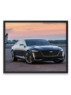 Постер, плакат, Спорткар cadillac escala concept 40х50