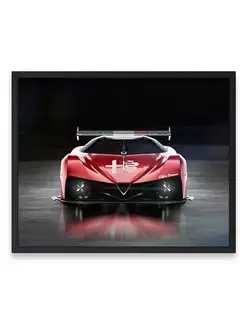 Плакат 40x50, Суперкар alfa romeo concept supercar