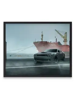 Постер 40х50, Додж dodge challenger