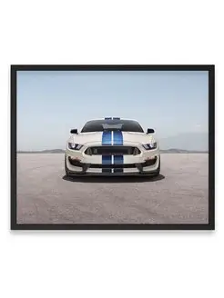 Плакат, Суперкар shelby gt350 heritage edition 40х50