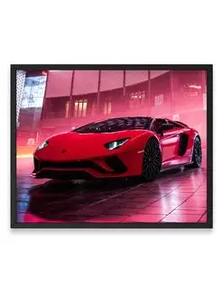 Постер 40x50, Ламборджини lamborghini aventador s roadster