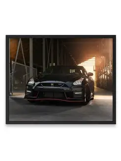 Плакат, Ниссан nissan gt r nismo 40х50