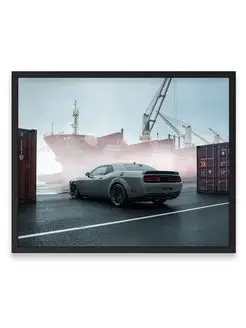 Постер, плакат, Додж dodge challenger 40х50