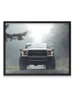 Плакат 40х50, Форд ford raptor