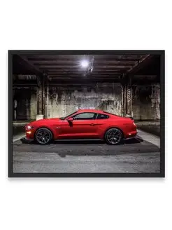 Постер 40x50, Форд ford mustang