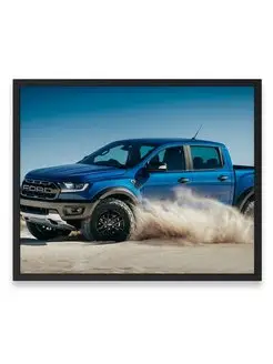 Постер, Плакат, Форд ford ranger raptor 40х50