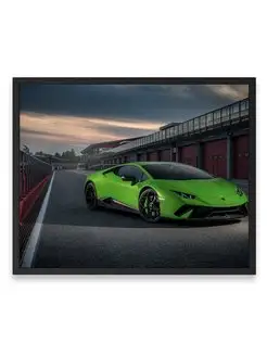 Плакат, Ламборджини lamborghini huracan 40х50