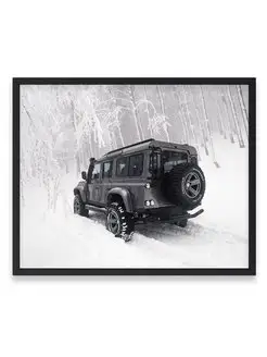 Постер, плакат, Суперкар ares design land rover defender 110