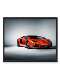 Плакат 40х50, Ламборджини lamborghini aventador v lp