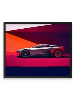 Постер, плакат 40x50, Бумер bmw vision m next