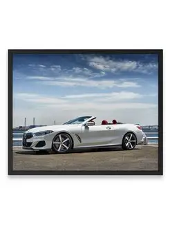 Постер, плакат, Бэха bmw m850i xdrive cabrio 40х50