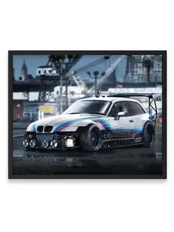 Постер 40x50, Бумер bmw z3 m art