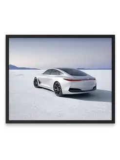 Плакат 40х50, Авто infiniti q inspiration car side