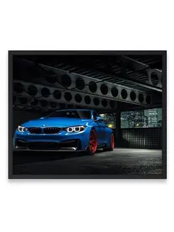 Постер интерьерный, Бумер bmw vorstei 40х50