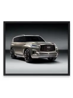 Плакат 40x50, Авто infiniti qx80 monograph