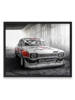 Постер, плакат 40x50, Форд ford escort mk1 car