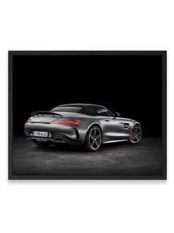 Плакат 40x50, Мерседес mercedes amg gt c roadster w