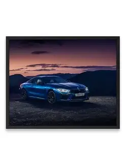 Постер, плакат 40x50, Бэха bmw m8 competition coupe