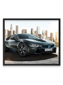 Постер, плакат, Бэха bmw i8 conc 40х50