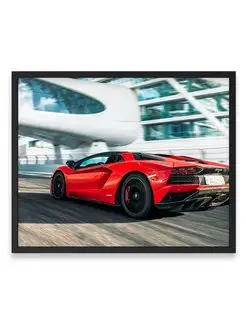 Плакат 40x50, Ламборджини lamborghini aventador s roadster