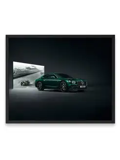 Постер 40х50, Бэнтли bentley continental gt number 9