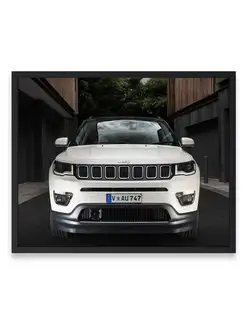 Постер, плакат, Джип jeep compass limited au 40х50