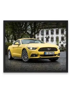 Постер в комнату, Форд ford mustan 40х50