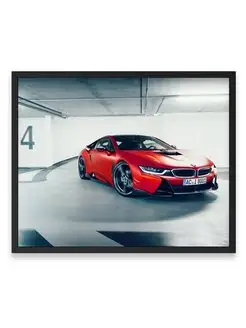 Постер, плакат, Бэха bmw i8 ac schnitzer acs8 40х50