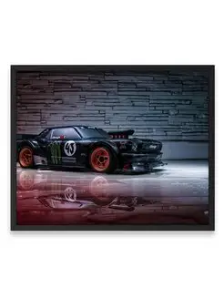 Постер 40х50, Форд ford mustang hoonicorn