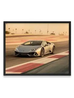 Постер, Ламборджини lamborghini huracan evo 40х50