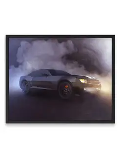 Постер, плакат, Спорткар camaro 3d artwork 40х50